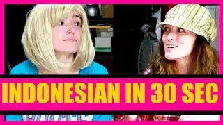 Learn Indonesian in 30 seconds: Indonesian the easy way
