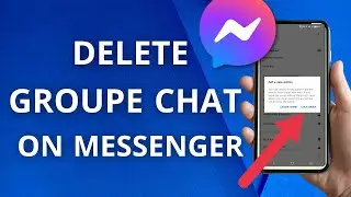 How To Delete Group Chat On Messenger | delete messenger group chat