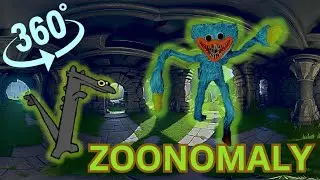 ❤️ VR 360 Zoonomaly video with Poppy playtime, Digital Circus, Toothless Dragon meme and Zookeepers!