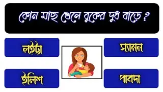 কোন মাছ খেলে বুকের দুধ বড়ে | GK | Bangla GK | GK Bangla | Gk Bangla book pdf | Current Affairs