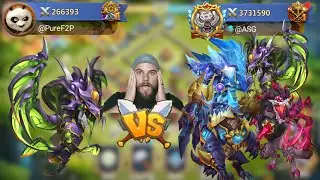 Celestica (F2P) vs Top Heroes (P2P) | Castle Clash