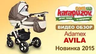 Детская коляска 2 в 1 Adamex Avila. Видео обзор универсальной коляски Адамекс Авила - модель 2015г.