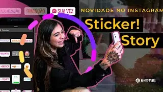 NOVO STICKER DO INSTAGRAM 2022!  Nova Atualização do Instagram
