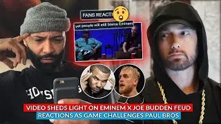 New Video Sheds Light On Eminem & Joe Budden Feud, Reactions As Game Challenges Jake & Logan Paul