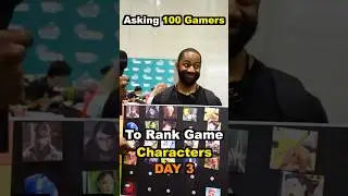 Day 3 Asking 100 Gamers to Rank Characters... Classics were NOT Respected. #tierlist #videogames
