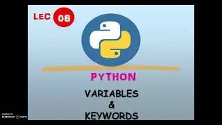 Python Tutorial for Beginners | Variables in Python | Rules for variables