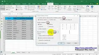 How to concatenate range cells with comma, space, line break in Excel