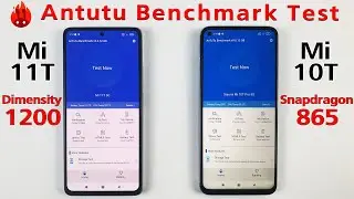 Xiaomi Mi 11T vs Xiaomi Mi 10T Aututu Benchmark Test | Dimensity 1200 vs Snapdragon 865 Antutu Test