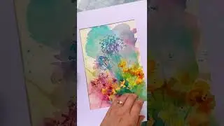 Акварель для начинающих. Полевые цветы. Aquarell für Anfänger