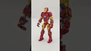 LEGO 76206 Iron Man Figure Satisfying Speed Build 