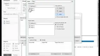 How to hide a worksheet with a filter action in Tableau