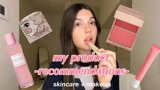 my fav skincare and makeup products!! 🫶🏼🎀💗