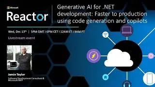 Special Announcement: Generative AI Session At Microsoft Reactor Announcement