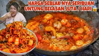SEBLAK SERIBUAN JUALAN DI GANG TAPI PENJUALAN CAPAI BELASAN JUTA PER HARI!!