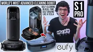 World’s First Floor Washing Robot With Vacuum & Real-Time Self-Cleaning! - eufy S1 Pro Review & Test
