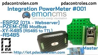 #ESP32 and PZEM-016 #Modbus RTU To my #Emoncms #001: PDAControl