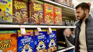 MY ITALIAN HUSBAND TRIES AMERICAN CEREAL FOR THE FIRST TIME!