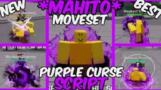 *NEW*💪🟪Roblox Tsb script | Mahito Moveset | Custom SFX & VFX | Purple Cursed energy | Ult effect OP🟣