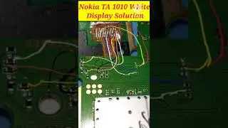 Nokia ta 1010 white display solution | Nokia ta 1010 display jumper