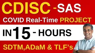 Clinical SAS Real-Time Projects - CDISC Tutorial