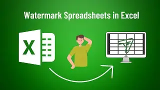 How To Add a Watermark to Spreadsheets in Microsoft Excel