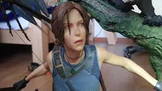 Обзор статуи Лары Крофт - Weta Workshop