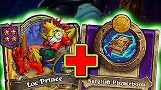 Loc Prince has insane synergy now! | Hearthstone Battlegrounds