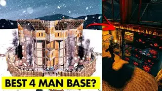 THE DINGHY - Best 4-6 Man Base in RUST? | Open Core + Wide Gap | Rust Building Tutorial 2022