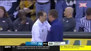 No. 5 Kansas vs No. 10 Baylor Men's Basketball Highlights
