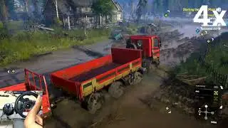 Snowrunner Season 10 Gameplay | 4K 30fps at 4x Speed