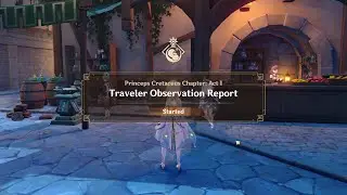 Traveler Observation Report | Genshin Impact | Albedo Story Quest: Act I Cutscenes (EN/Lumine)