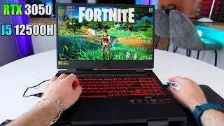 FORTNITE | Acer Nitro 5 |  RTX 3050, i5 12500H | POV Gameplay Test, Frame Rate, Graphics |