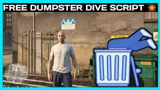 DUMPSTER DIVE SCRIPT 🗑️ *FREE* | FiveM Roleplay Scripts | FiveM Tutorial 2023 | MJ DEVELOPMENT