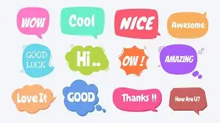 Speech Bubble Animation - Powerpoint Template