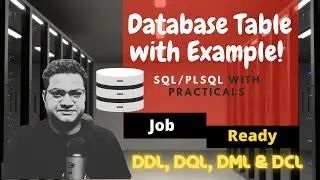 3 Database table with examples | DML | DQL | DDL | DCL | Database Languages