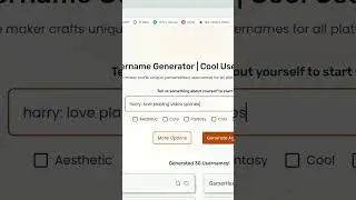 AI Username Generator