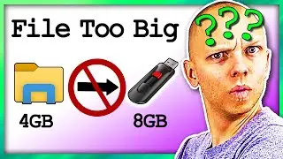 File Too Big For USB Drive When USB Drive Has Enough Free Space