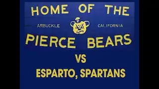 1976, Arbuckle, Pierce High School, Varsity Basketball, Pierce Bears vs Esparto Spartans, CA