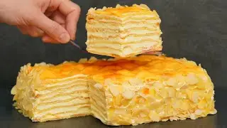 It's just a BOMB! Delicious homemade cake! For all Napoleon and Karpatka cake lovers!