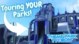 🔴(ROAD TO 2K) Touring YOUR Parks in Theme Park Tycoon 2!