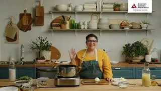 Kidney-Friendly Chicken Wild Rice Asparagus Soup | Cooking Video | Diabetes Food Hub