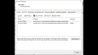 Tutorial backup and restore database email microsoft Outlook to another device