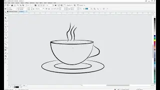 Coffee Cup Logo Designing in Corel Draw | CorelDraw Coffee Tea Cup | CorelDraw Tutorials Designing