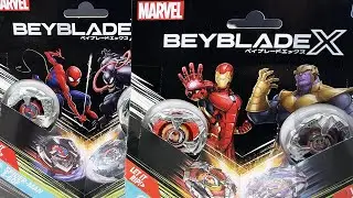 THESE BEY COLLABS ARE COOKING🔥 | Beyblade X & Marvel - Iron Man, Spider-Man, Thanos & Venom Unboxing