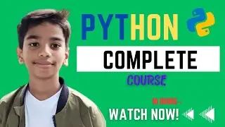 Python Full course step by step with livecoding