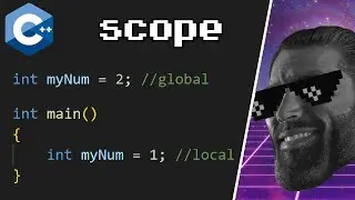 C++ variable scope explained 🌎