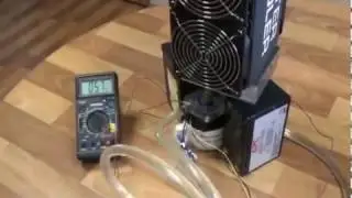 Стресс-тест самодельного радиатора чайником 2200Вт! =)