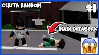 MADI DITABRAK BUS DAN HAMPIR MENINGGAL!!OMAGAD||CERITA RANDOM EP 1 #roblox #robloxindonesia