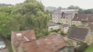 Train background  running through English countryside - FREE 4K STOCK FOOTAGE!