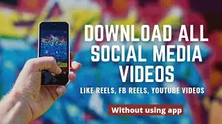 download reels or all social media videos |download fb videos | telegram bot 